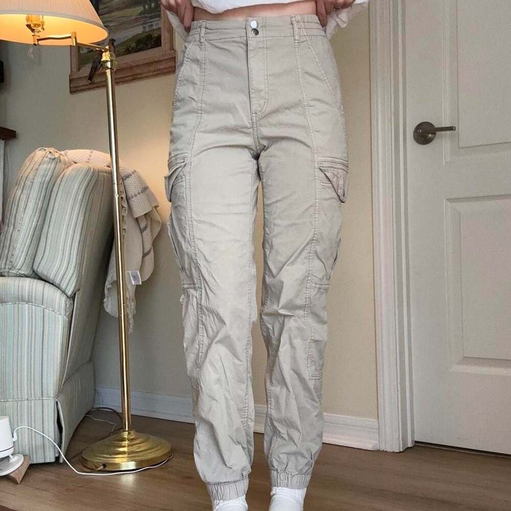 Garage Tan Cargo Jogger Pants